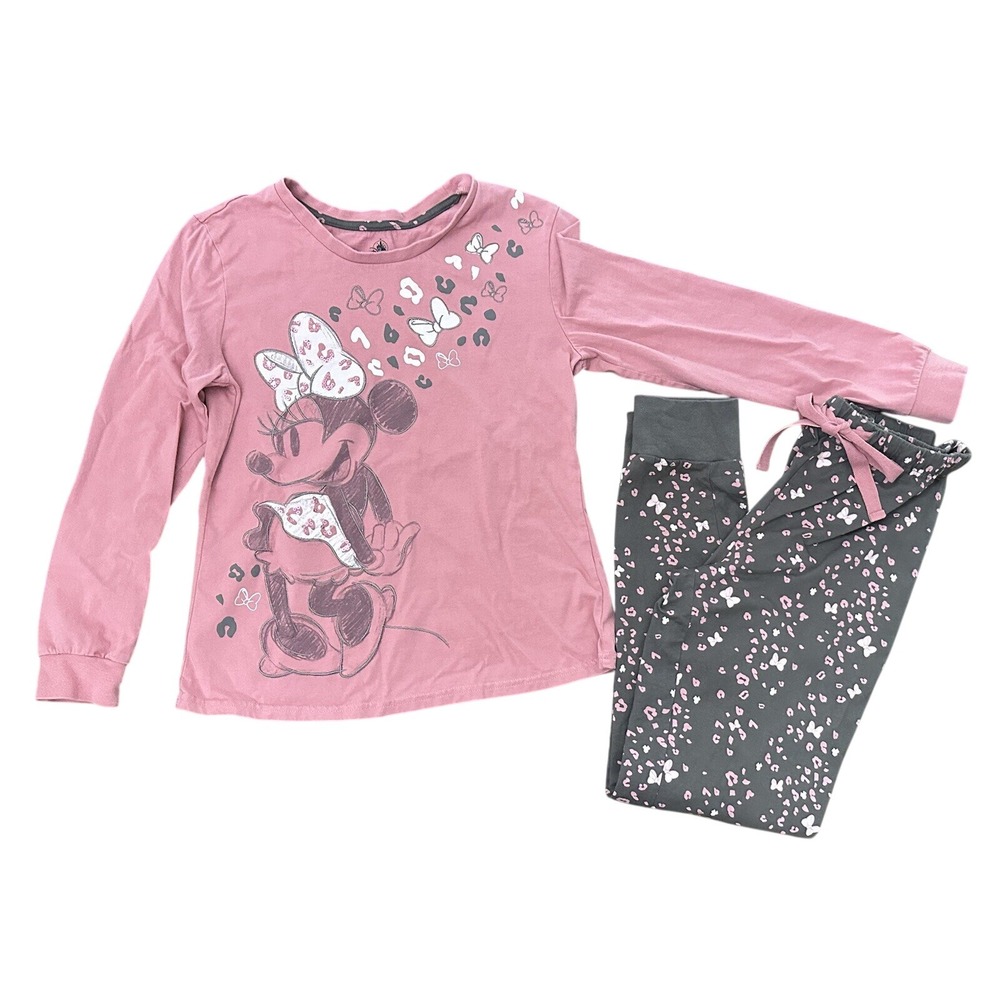 Disney Store Minnie Mouse Organic Cotton Women's Pajama Set‎ XS EUC